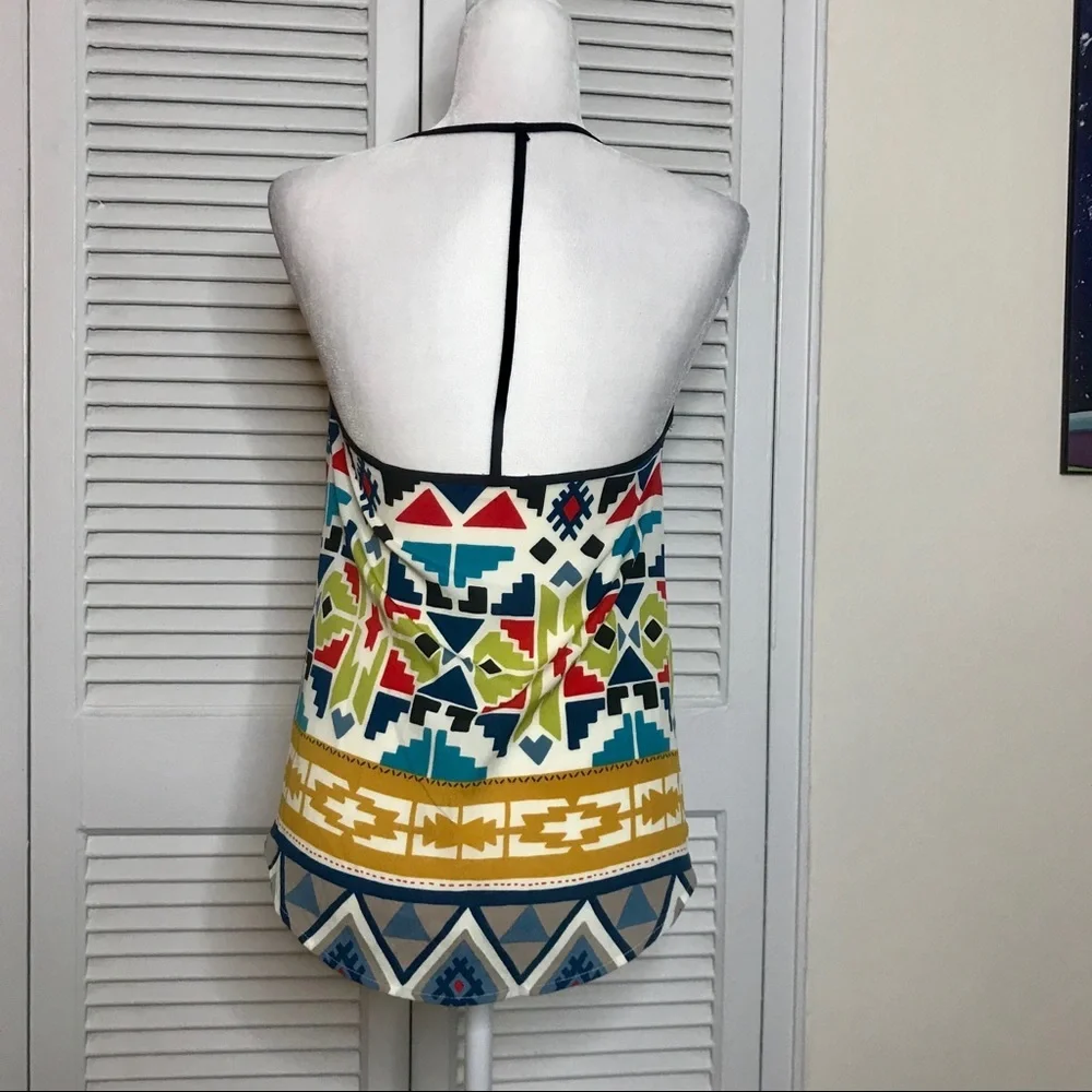 NWT Graphic Print Top by Monteau - Picture 4 of 4